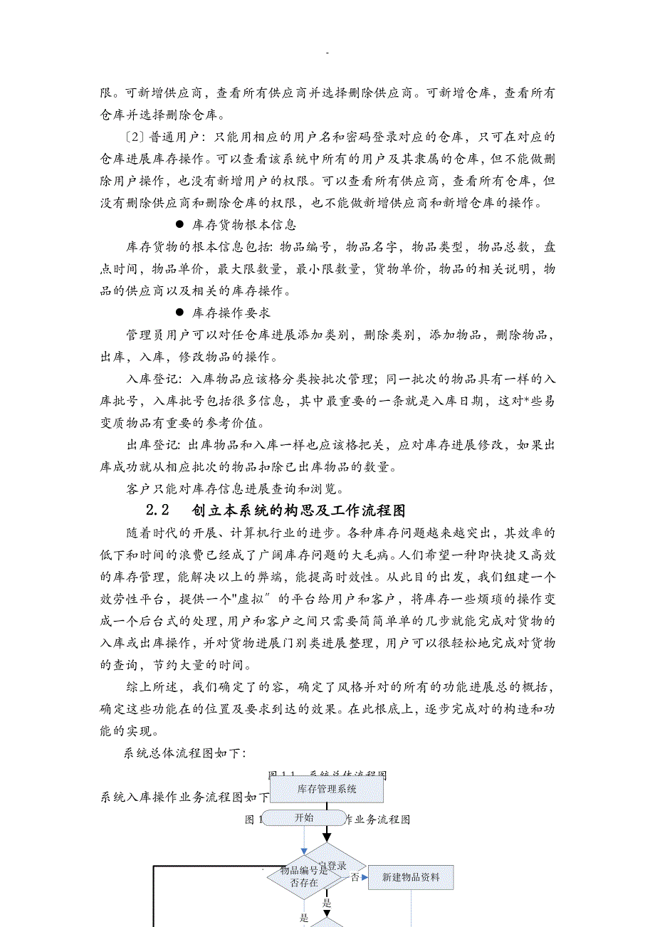 毕业设计库存管理系统的设计实现分析_第4页