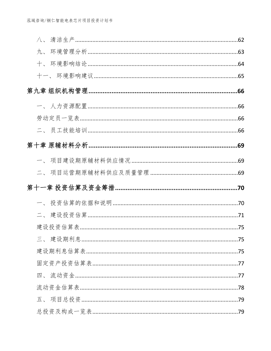 铜仁智能电表芯片项目投资计划书（模板范文）_第3页