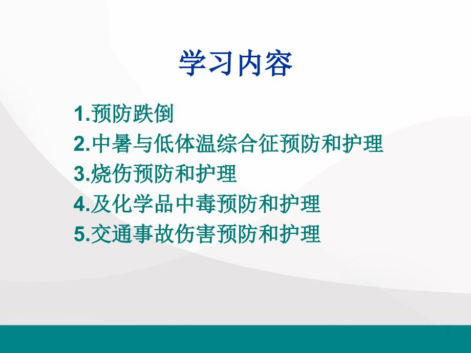 老年人安全的防护PPT幻灯片课件_第2页