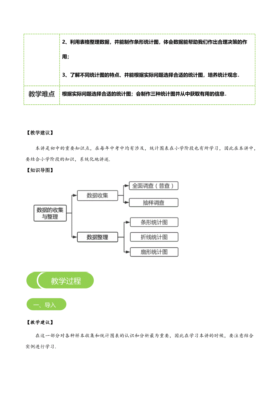 【秋季课程北师大版初一数学】第17讲：数据的收集与整理_学案.docx_第3页