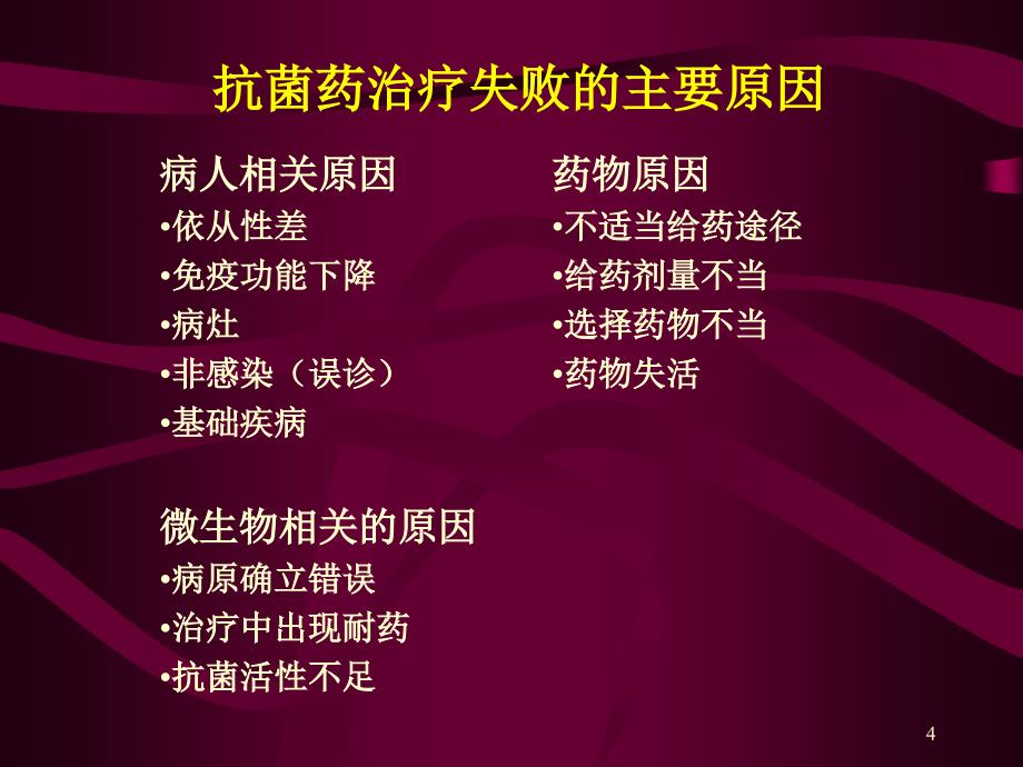 中山大学赵香兰：抗菌药PKPD研究与临床合理用药_第4页