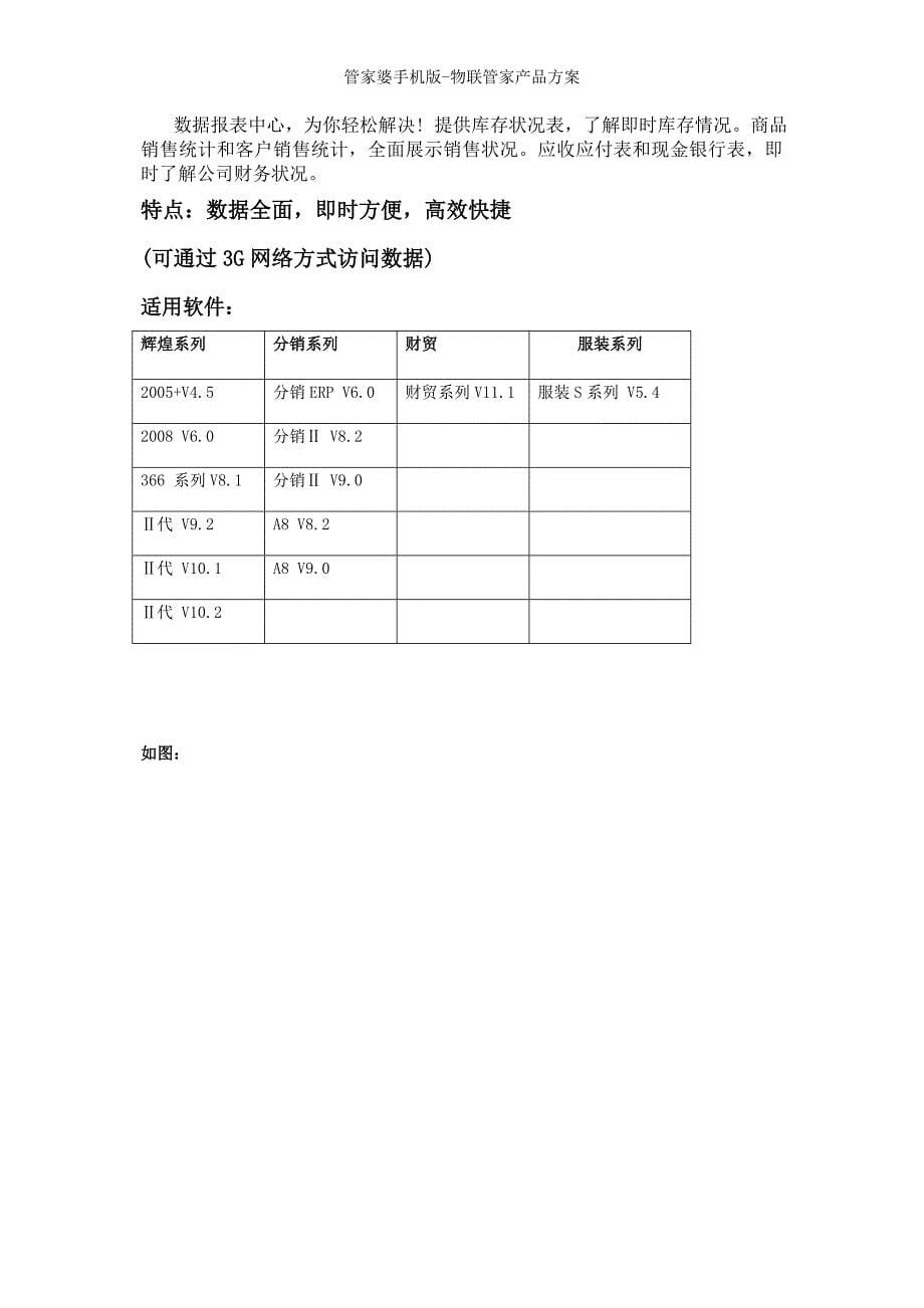 管家婆手机版-物联管家产品方案_第5页