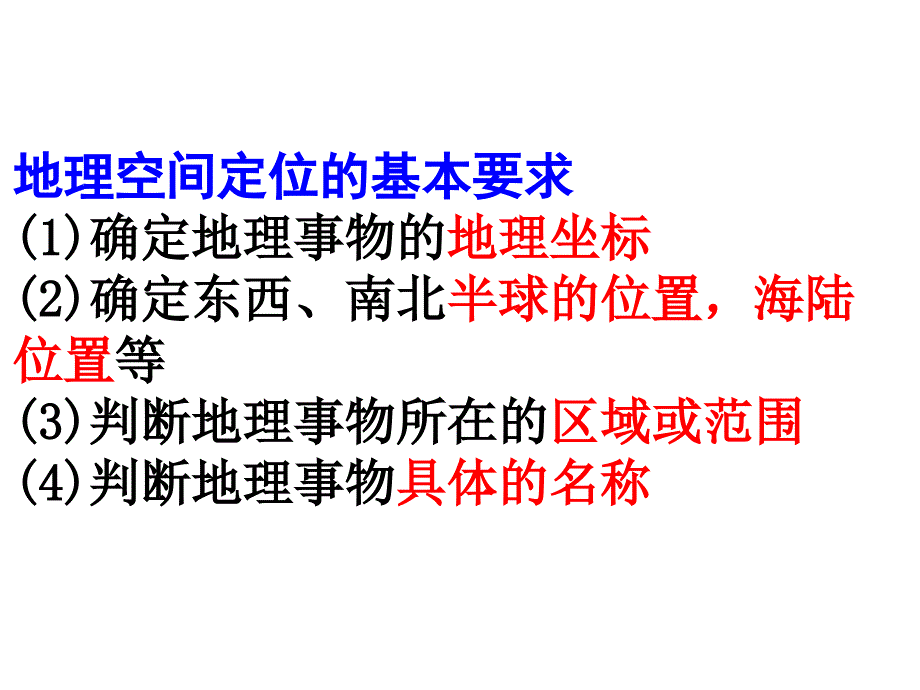 地理空间定位专题复习主打课件_第1页