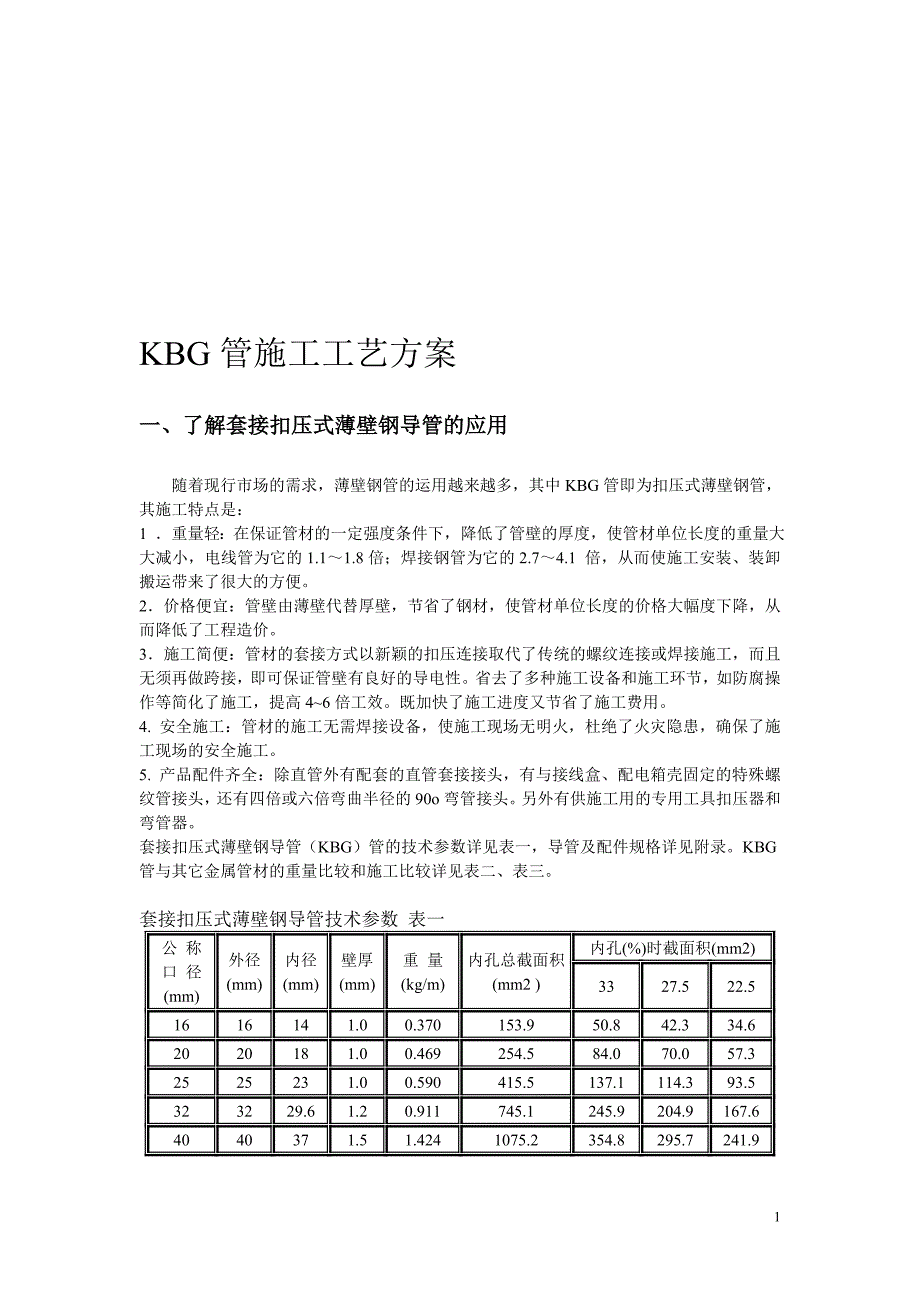 KBG管施工工艺方案.doc_第1页