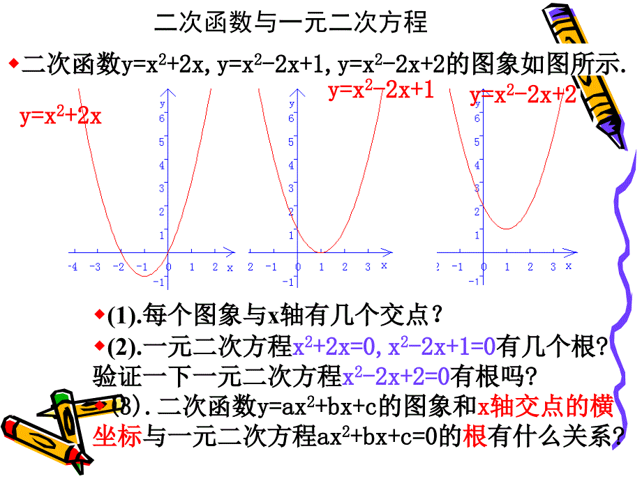 二次函数与一元二次方程1二次函数与一元二次方程的关系_第3页