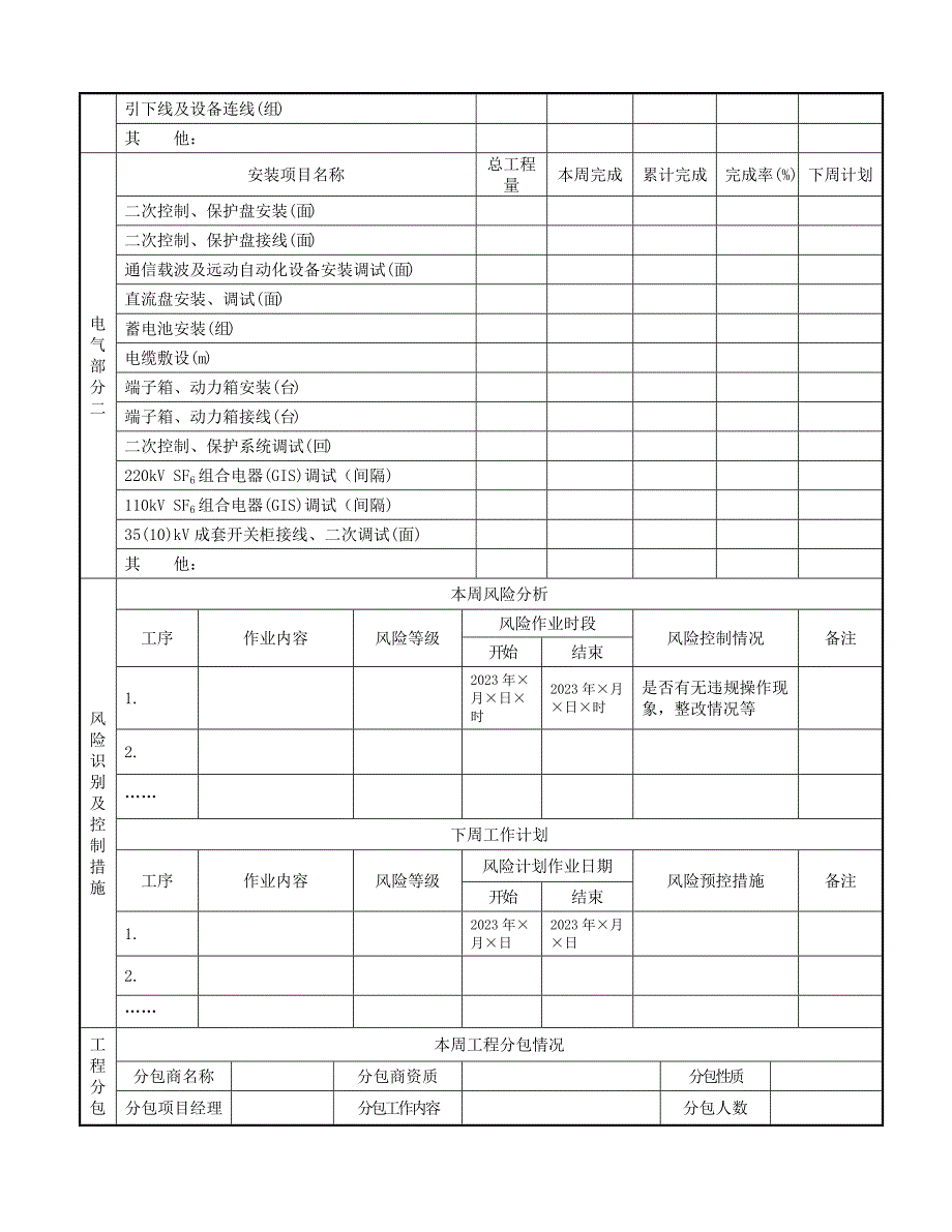 监理周报模板新_第3页