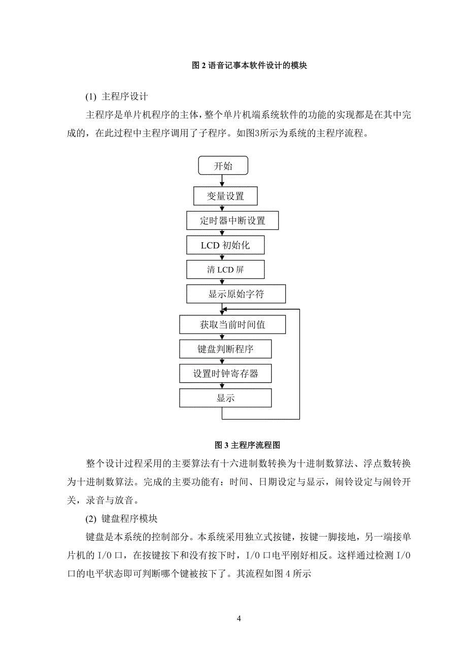 基于单片机的电子语音记事本程序设计开题报告_第5页