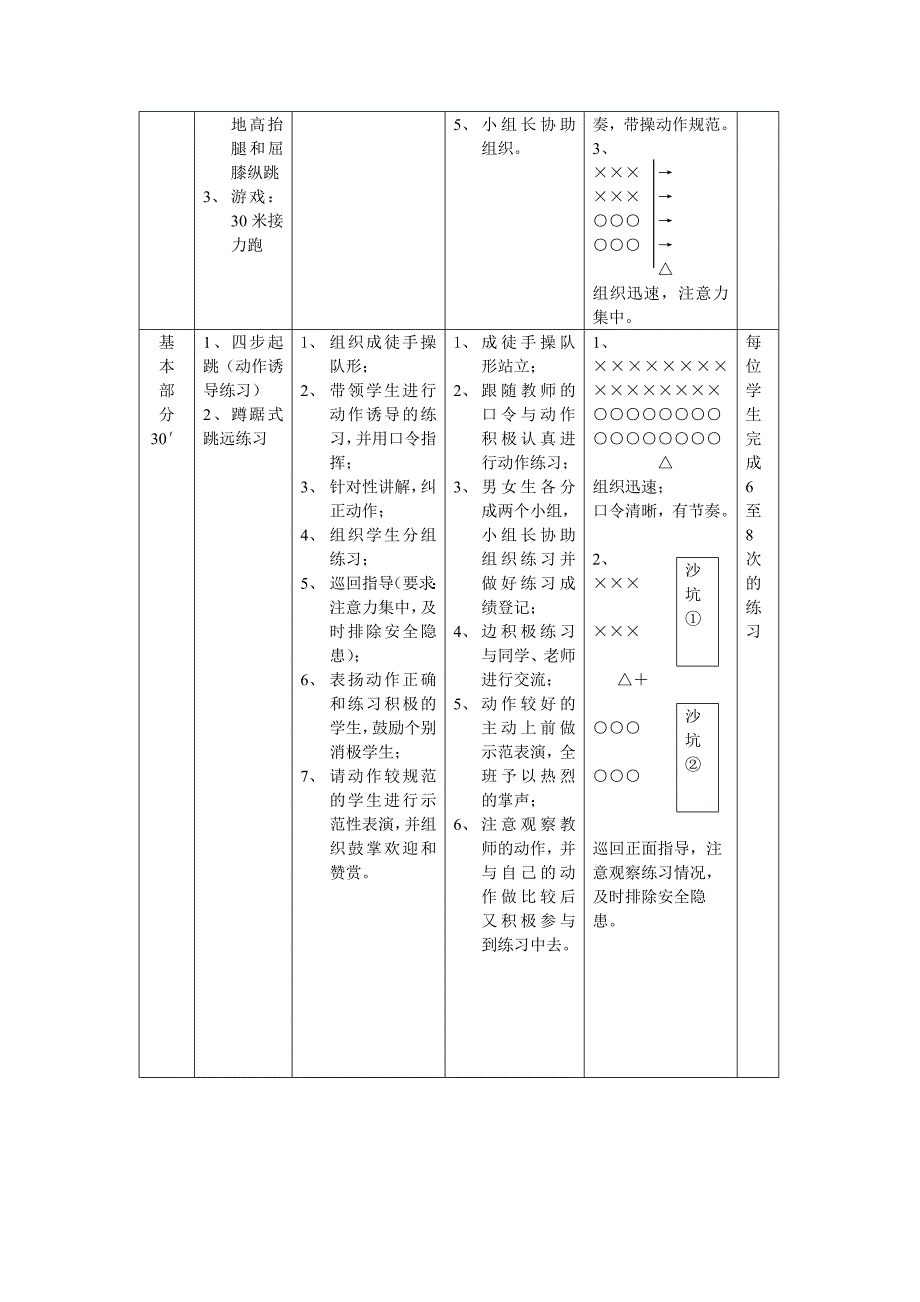 蹲踞式跳远教学教案.doc_第2页