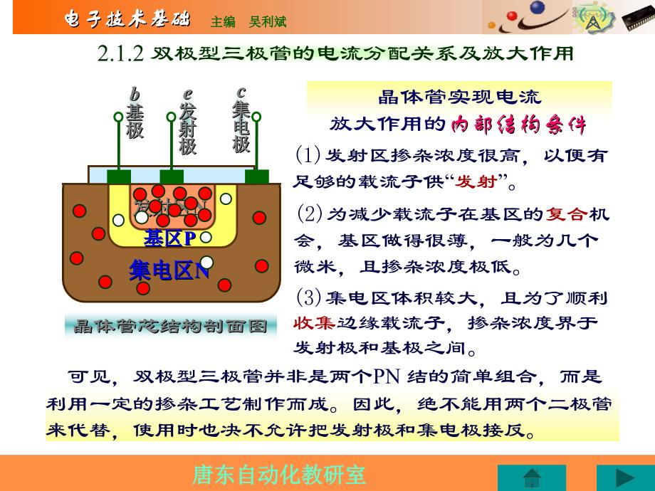 三极管的结构及工作原理解读ppt课件_第4页