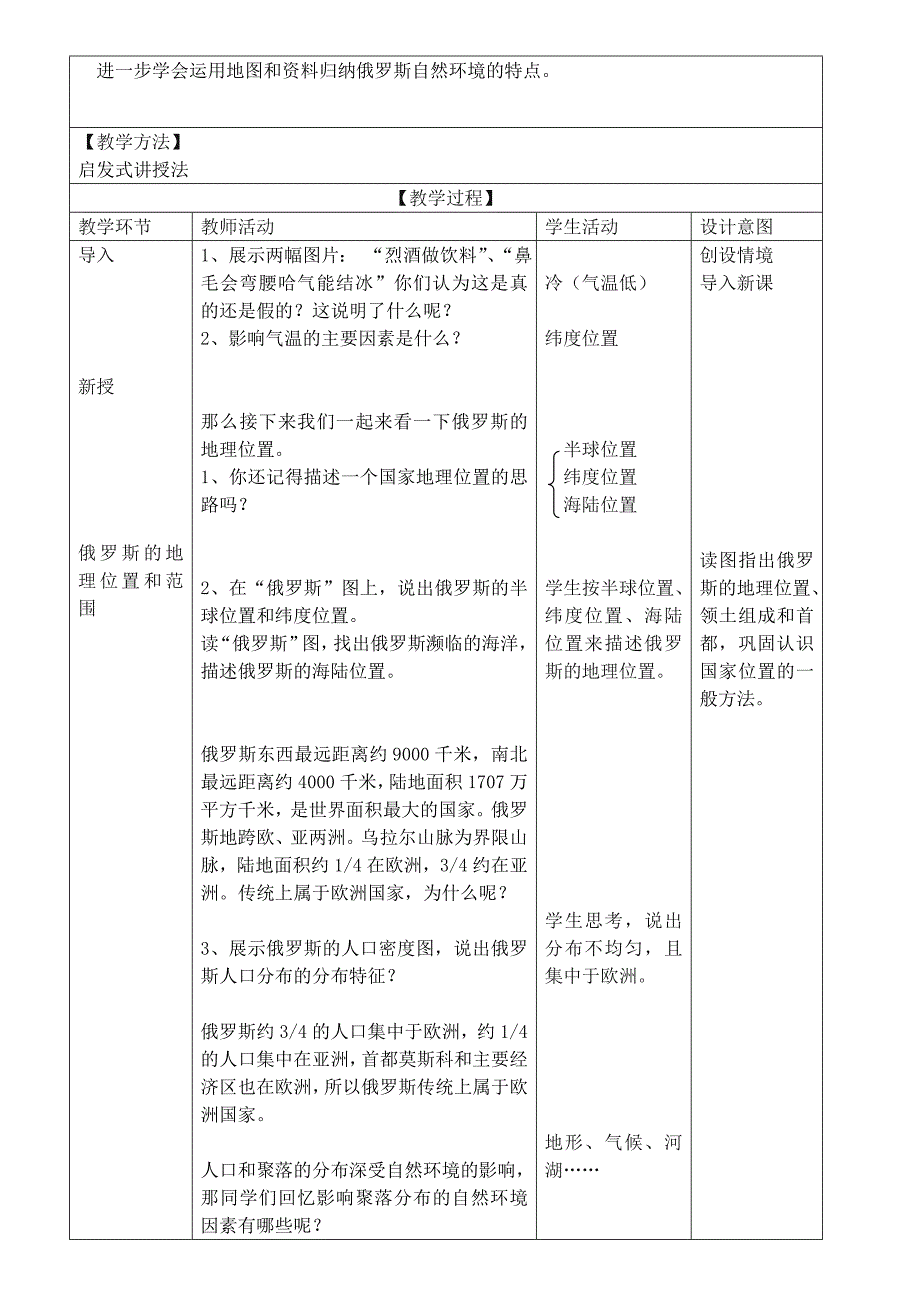 俄罗斯教学设计_第2页