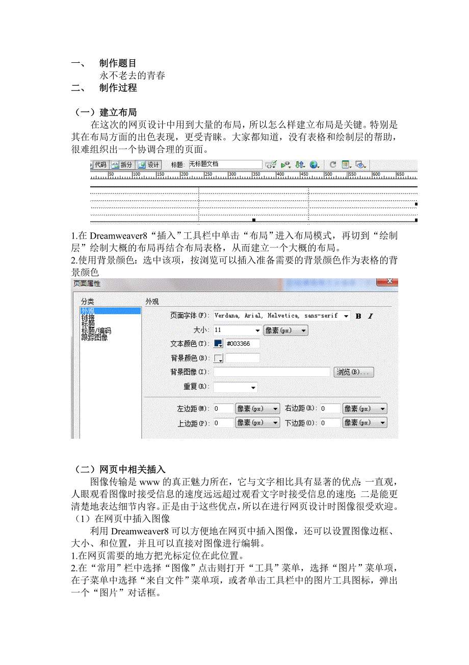 静态网页制作报告_第2页