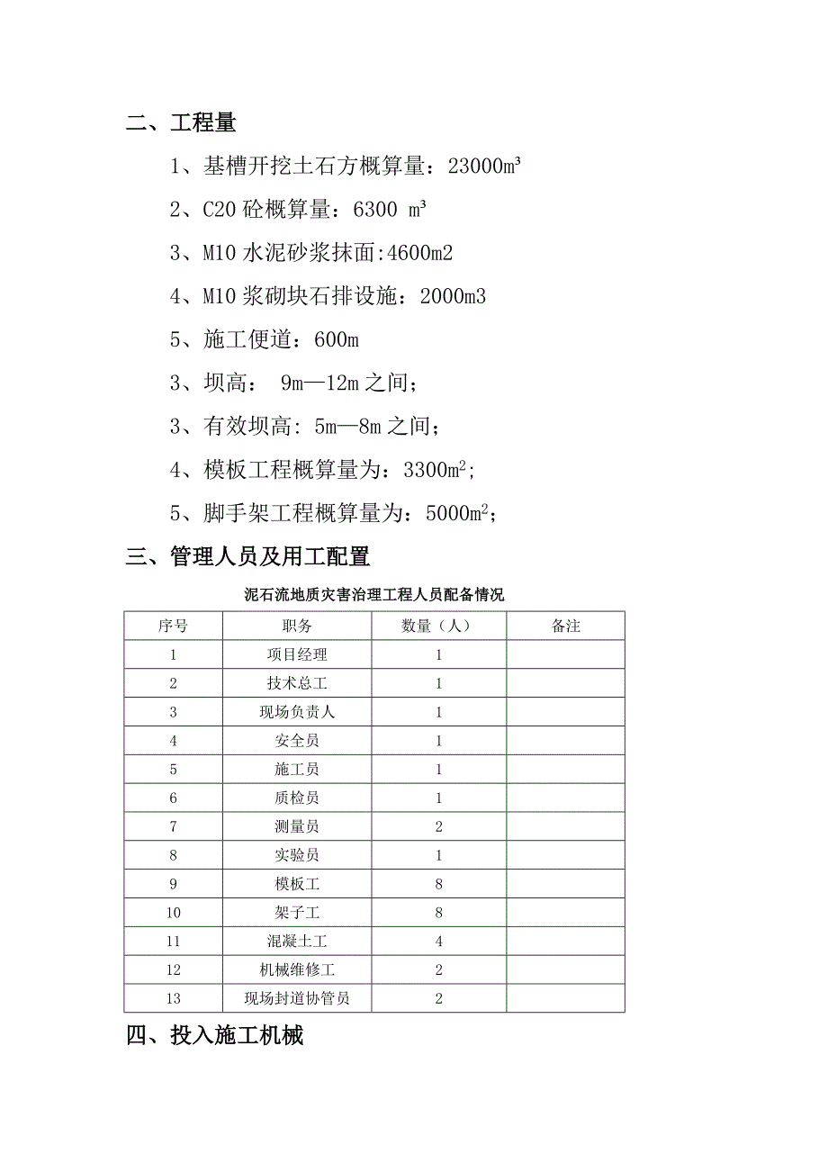 【施工管理】混凝土拦挡坝施工组织设计_第1页