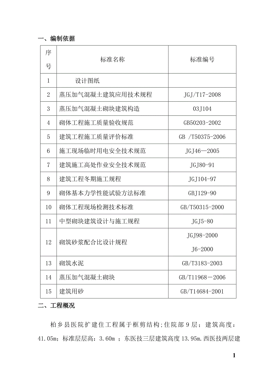 加气混凝土砌块墙施工方案_第2页