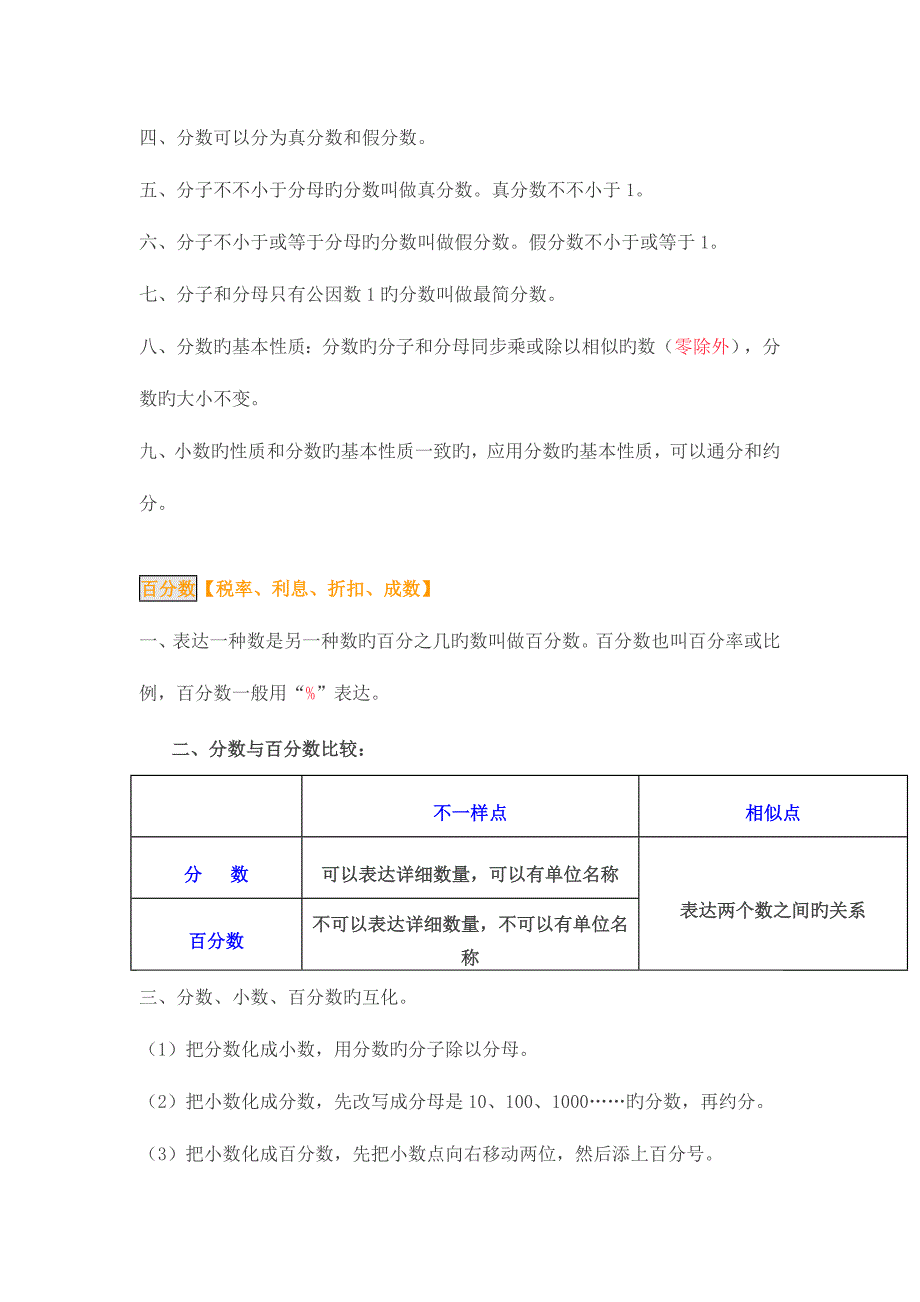 2023年小升初复习知识要点_第3页