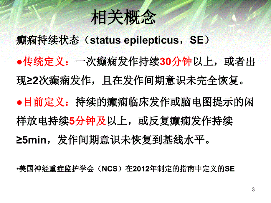 癫痫持续状态ppt参考课件_第3页