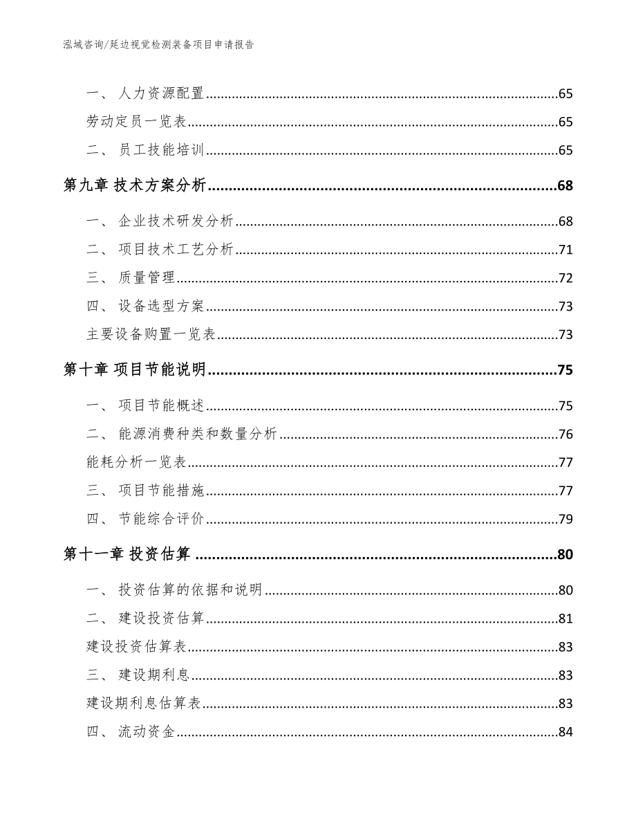 延边视觉检测装备项目申请报告【模板】_第3页