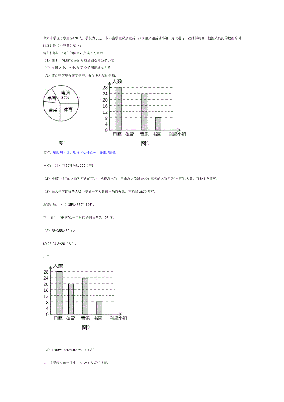 育才中学现有学生2870人_第1页