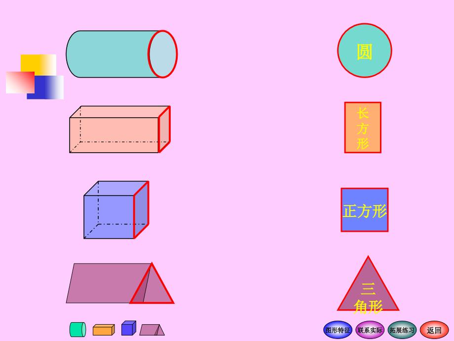 一年级数学下册认识图形PPT课件_第2页