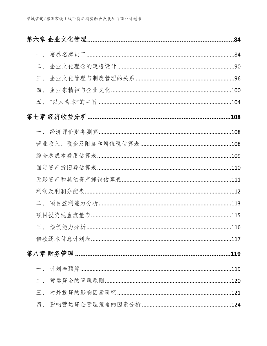 祁阳市线上线下商品消费融合发展项目商业计划书（模板参考）_第3页