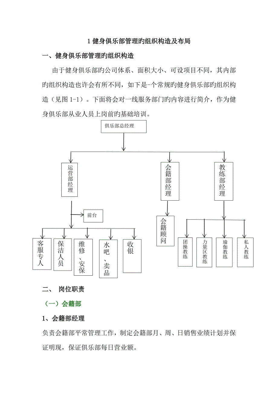 1、俱乐部各部门组织结构图_第1页