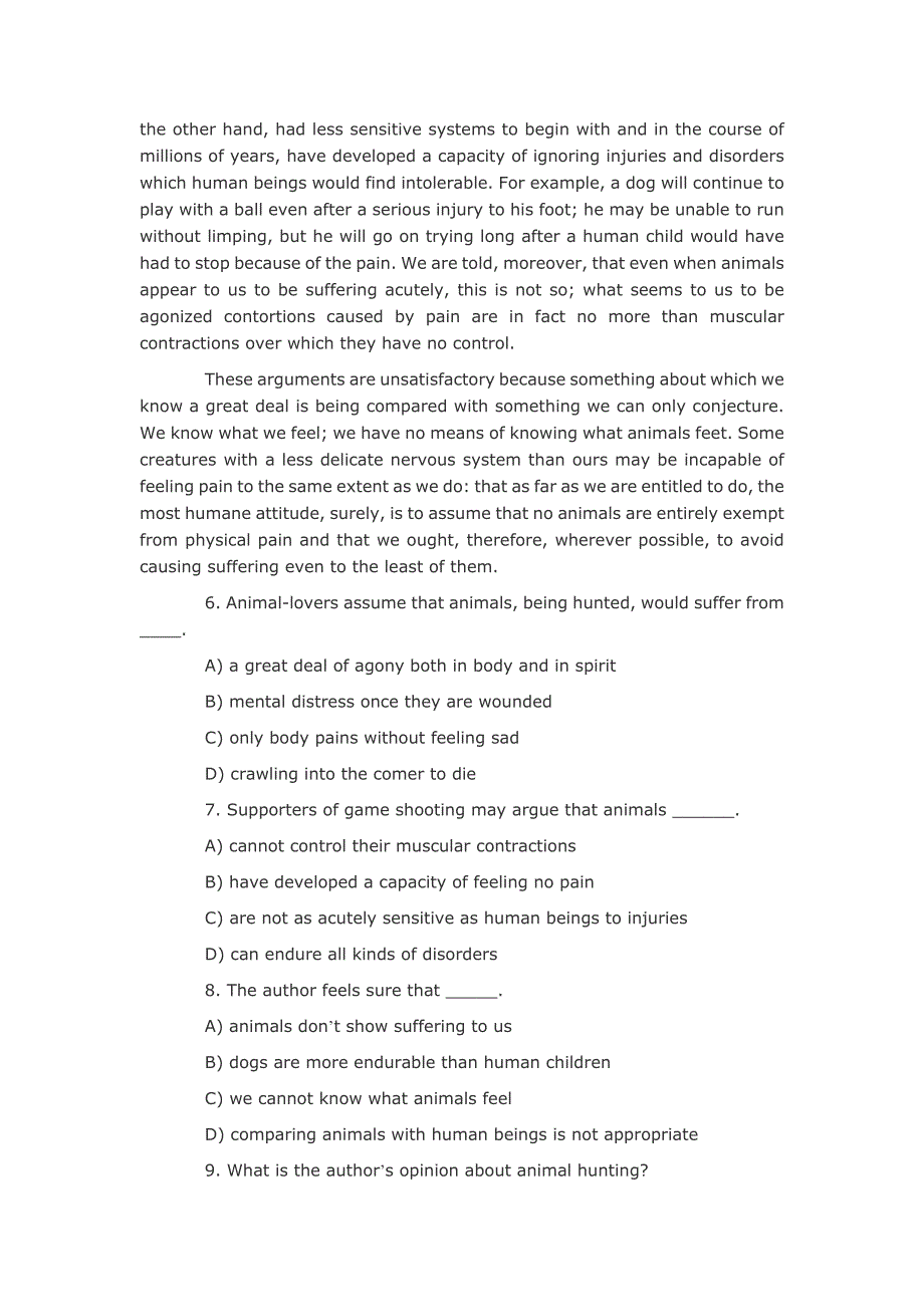 考博英语阅读理解若干篇篇章与问题.doc_第2页