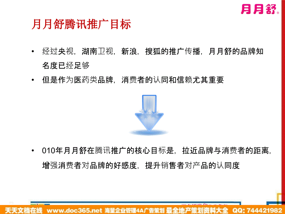 宛西制药月月舒腾讯推广方案_第3页