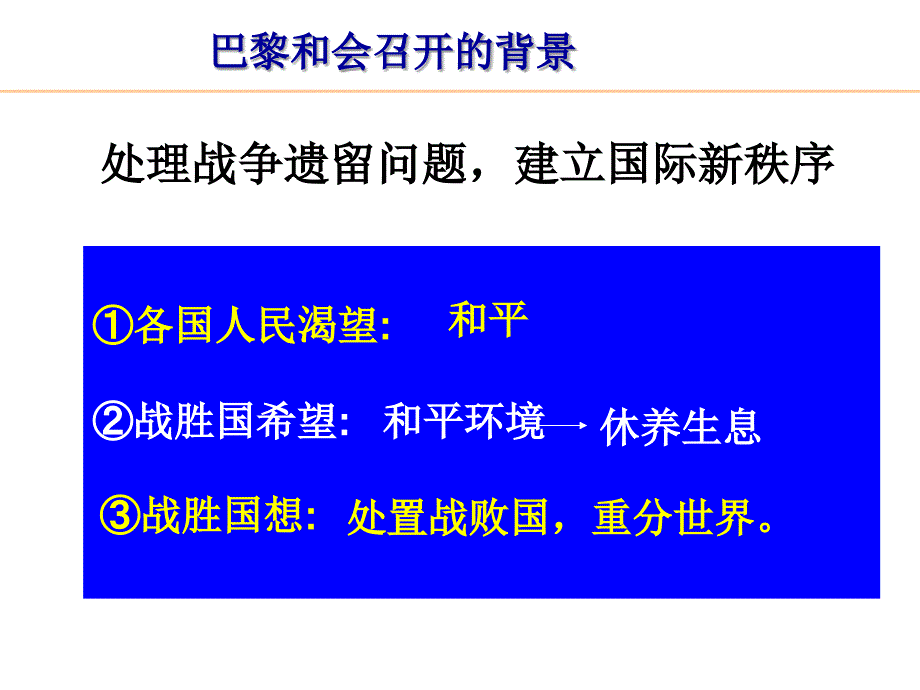 历史课件——巴黎和会_第2页