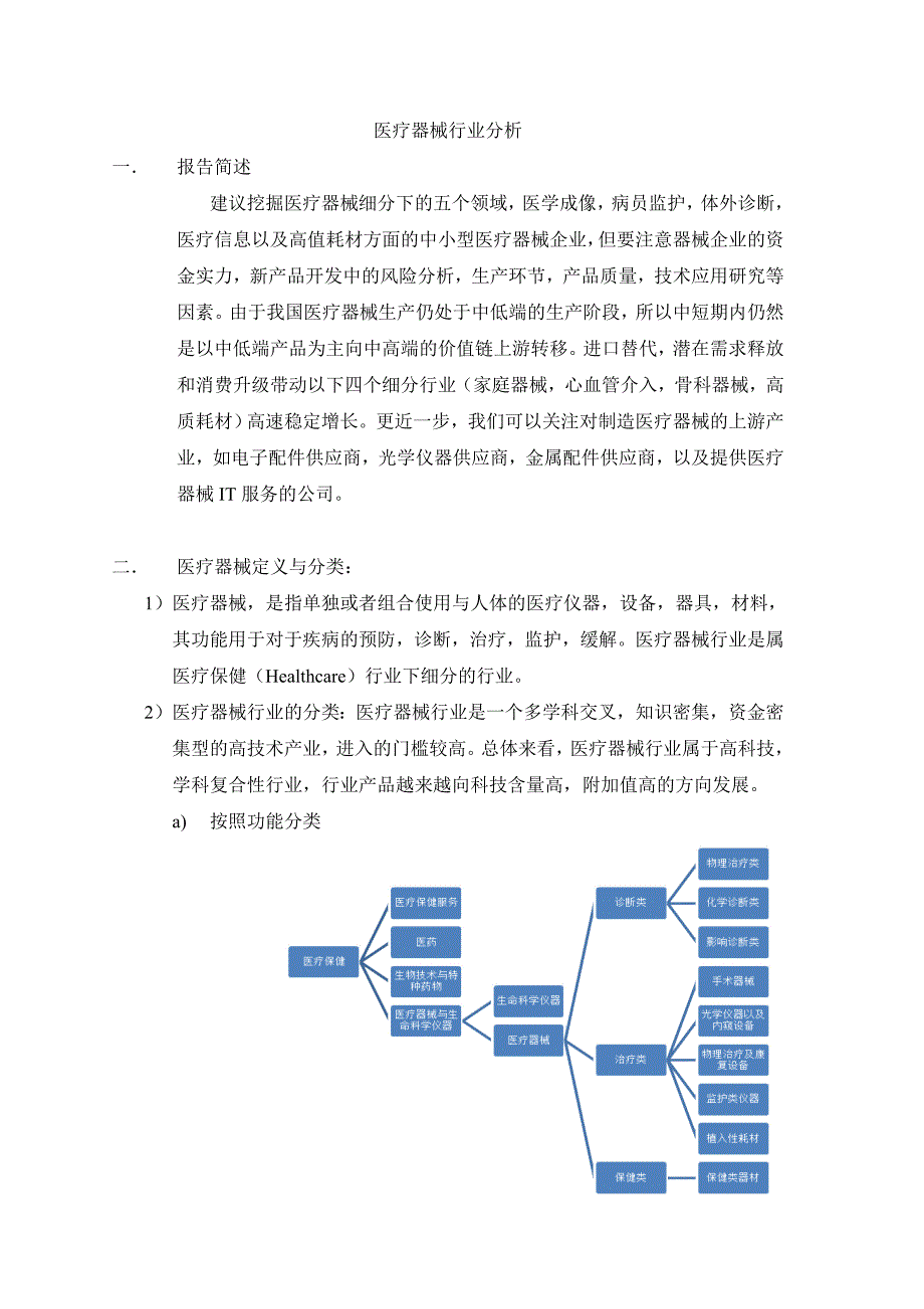 医疗器械行业分析_第1页