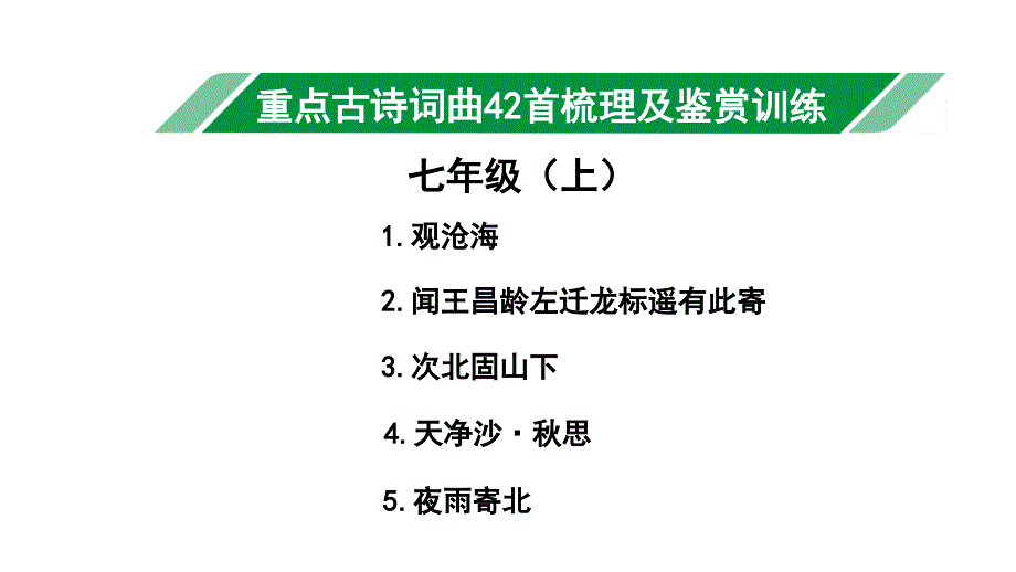 中考语文专题一--古诗词曲鉴赏课件_第2页