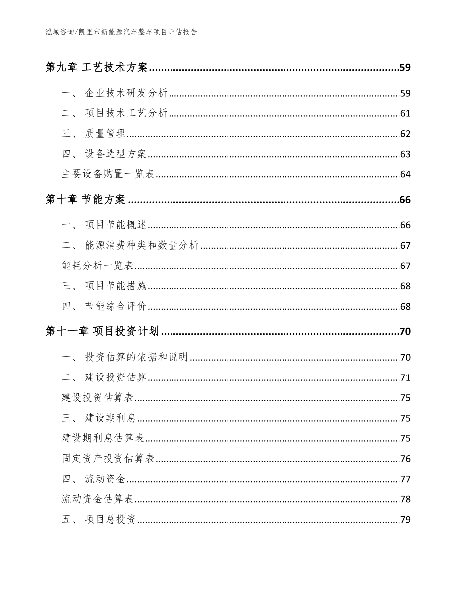 凯里市新能源汽车整车项目评估报告（模板）_第3页