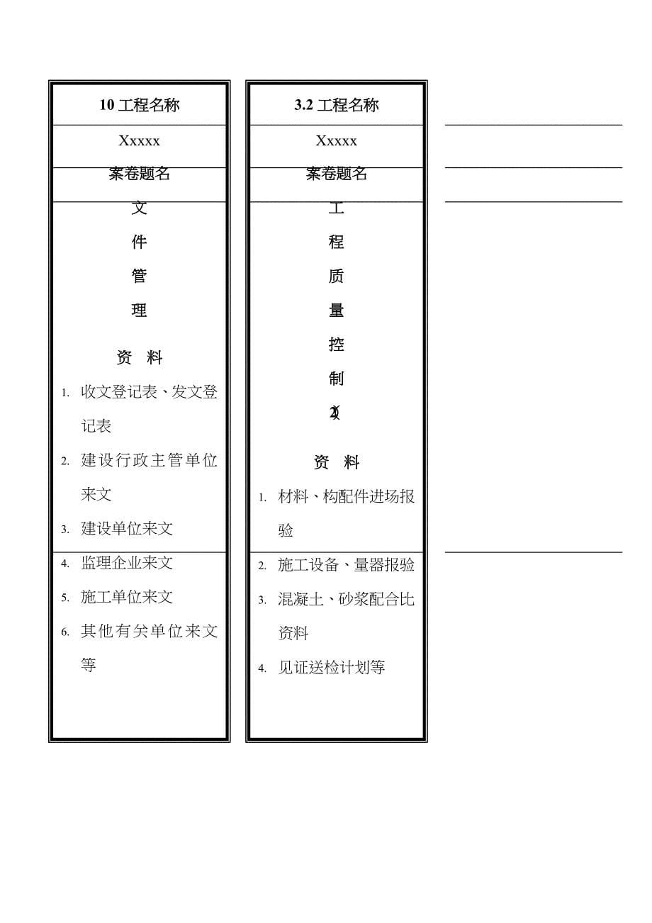 监理档案盒标签模版_第5页