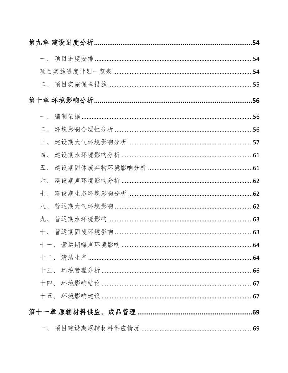 贵州脱氧剂项目可行性研究报告模板范本(DOC 77页)_第5页