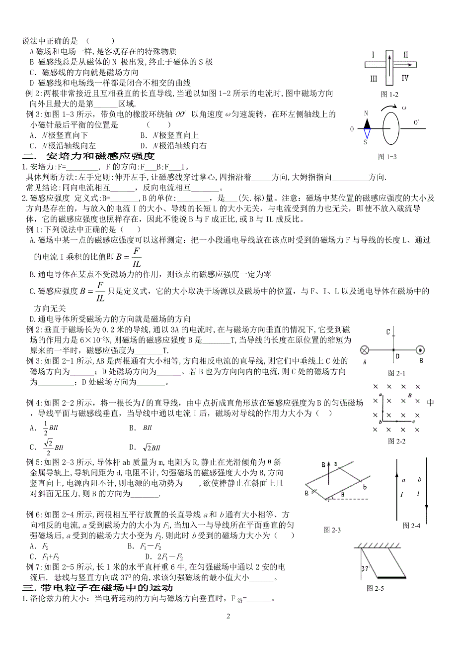 磁场经典例题_第2页