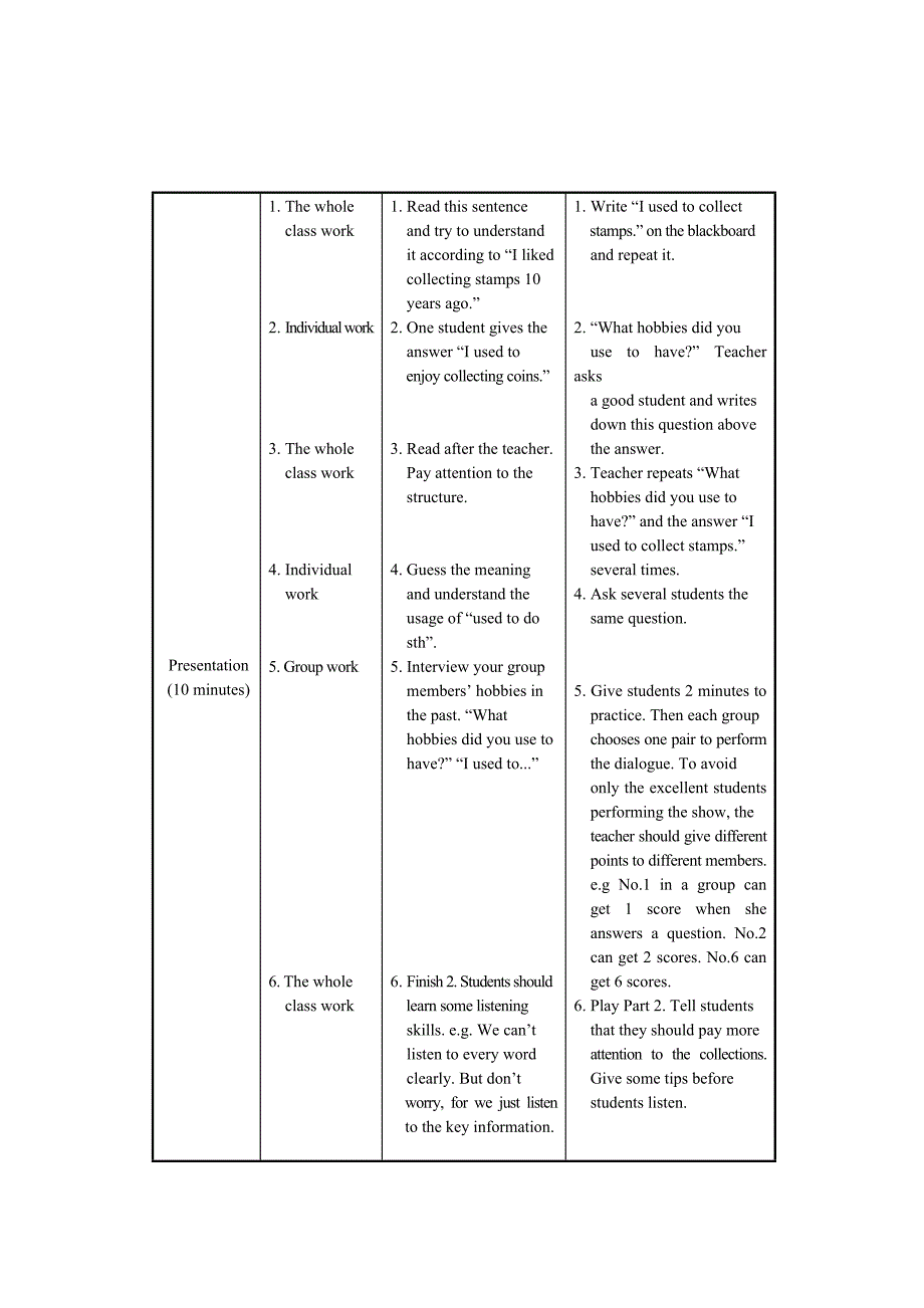 最新仁爱版八年级英语上册：Unit 3 Our Hobbies Topic 1 Section B 教案_第3页