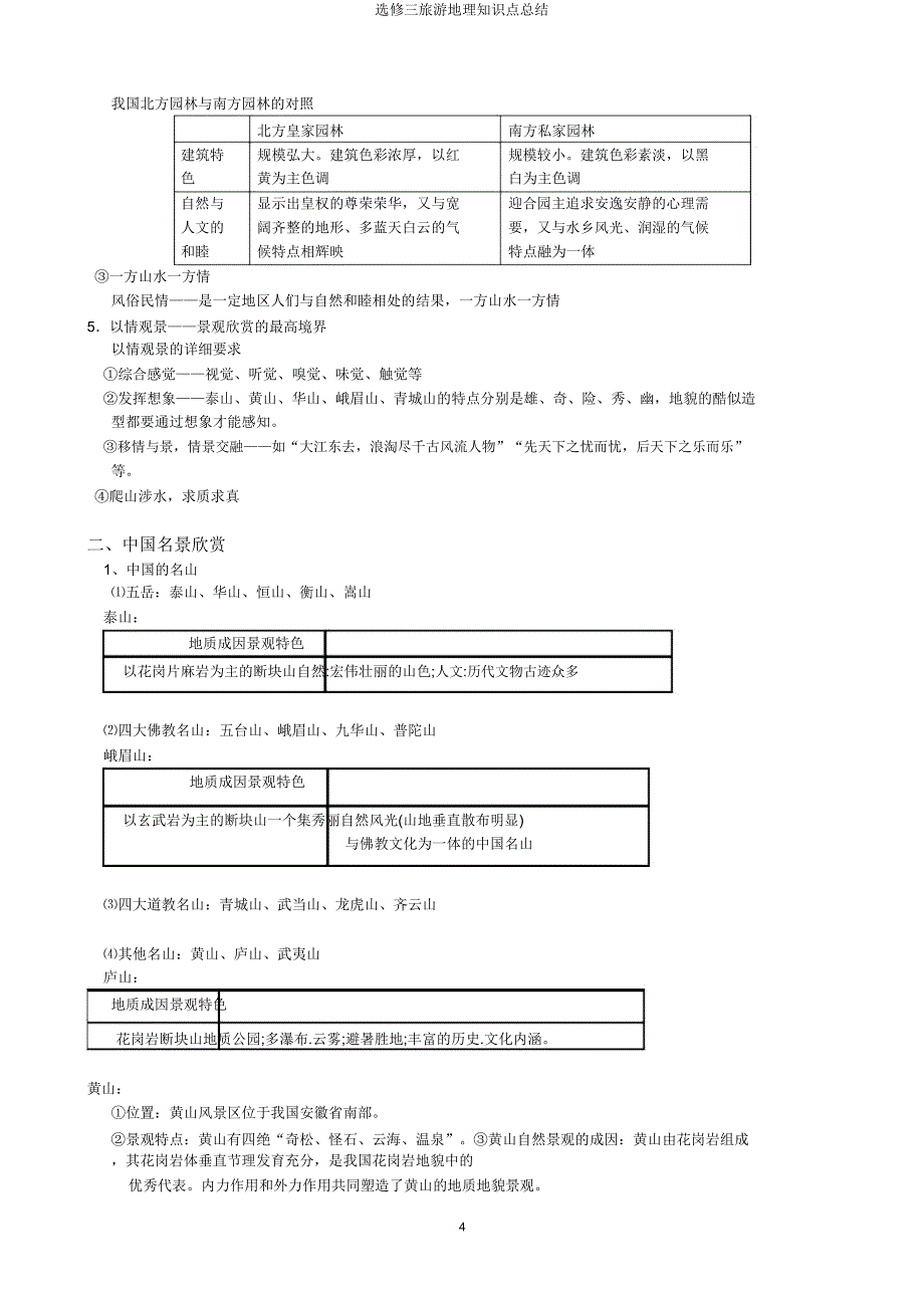 选修三旅游地理知识点总结.doc_第4页