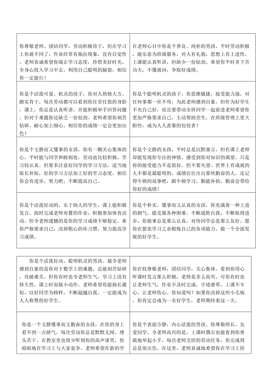 学生评语表格.doc_第3页