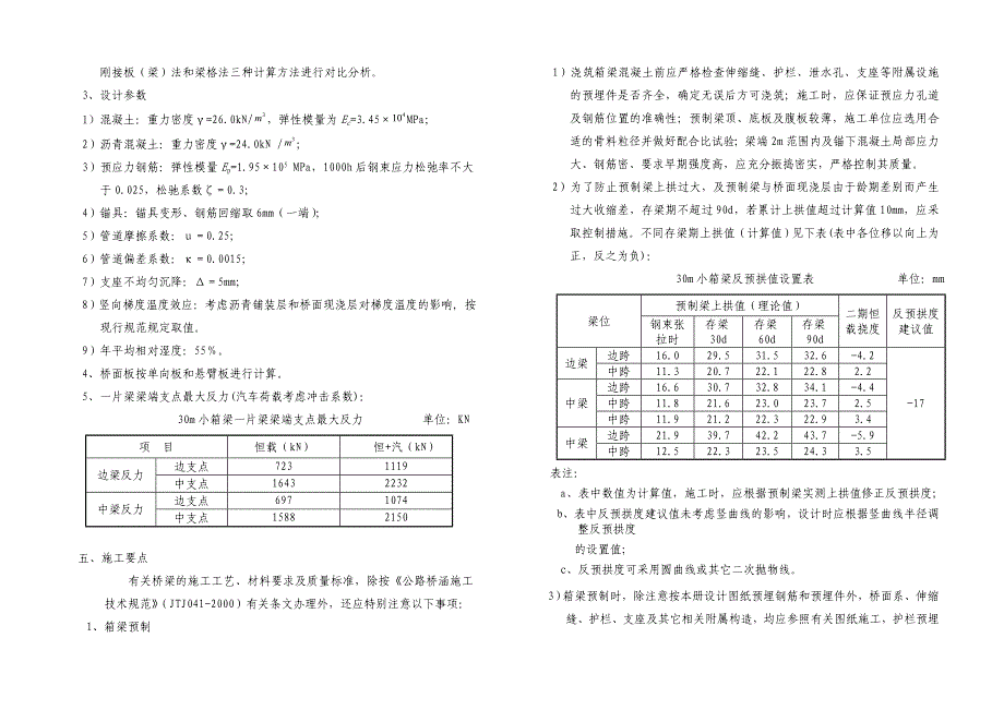 预应力混凝土箱形连续梁桥上部构造设计说明【精选】_第3页