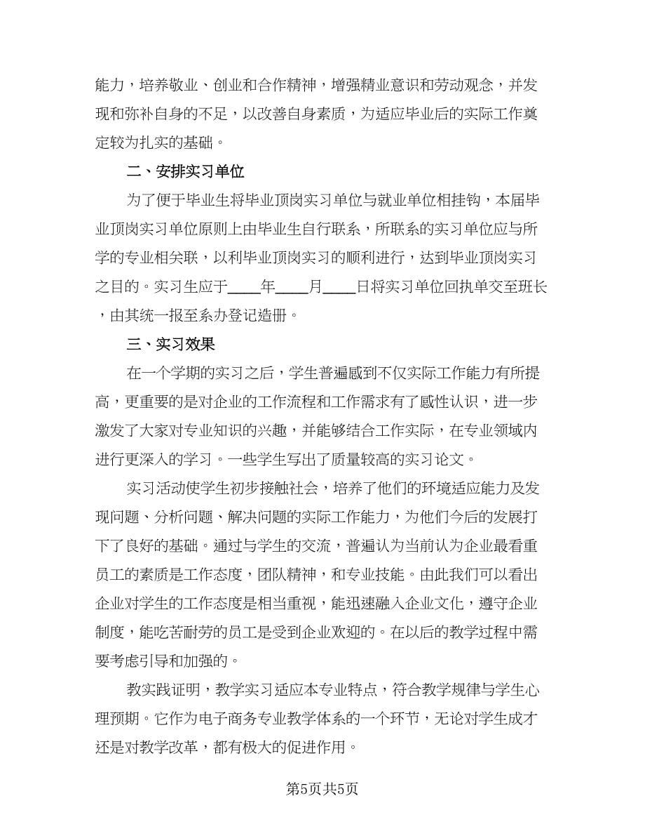 2023电子商务实习工作总结例文（三篇）.doc_第5页