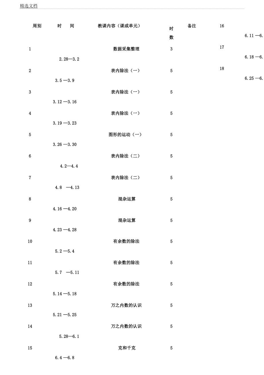 人教版二年级教学数学下册教案全册.docx_第1页