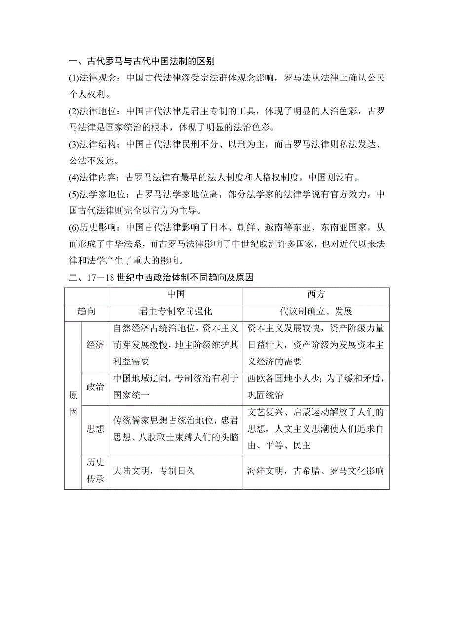 [最新]高三历史人教版教师用书：模块一 第2单元 单元高考整合 含解析_第3页