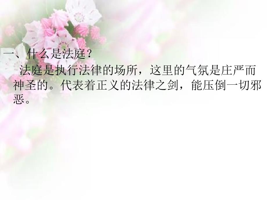 四年级下册品德与社会课件1.3我做小小普法员模拟法庭鲁人版共9张PPT_第2页