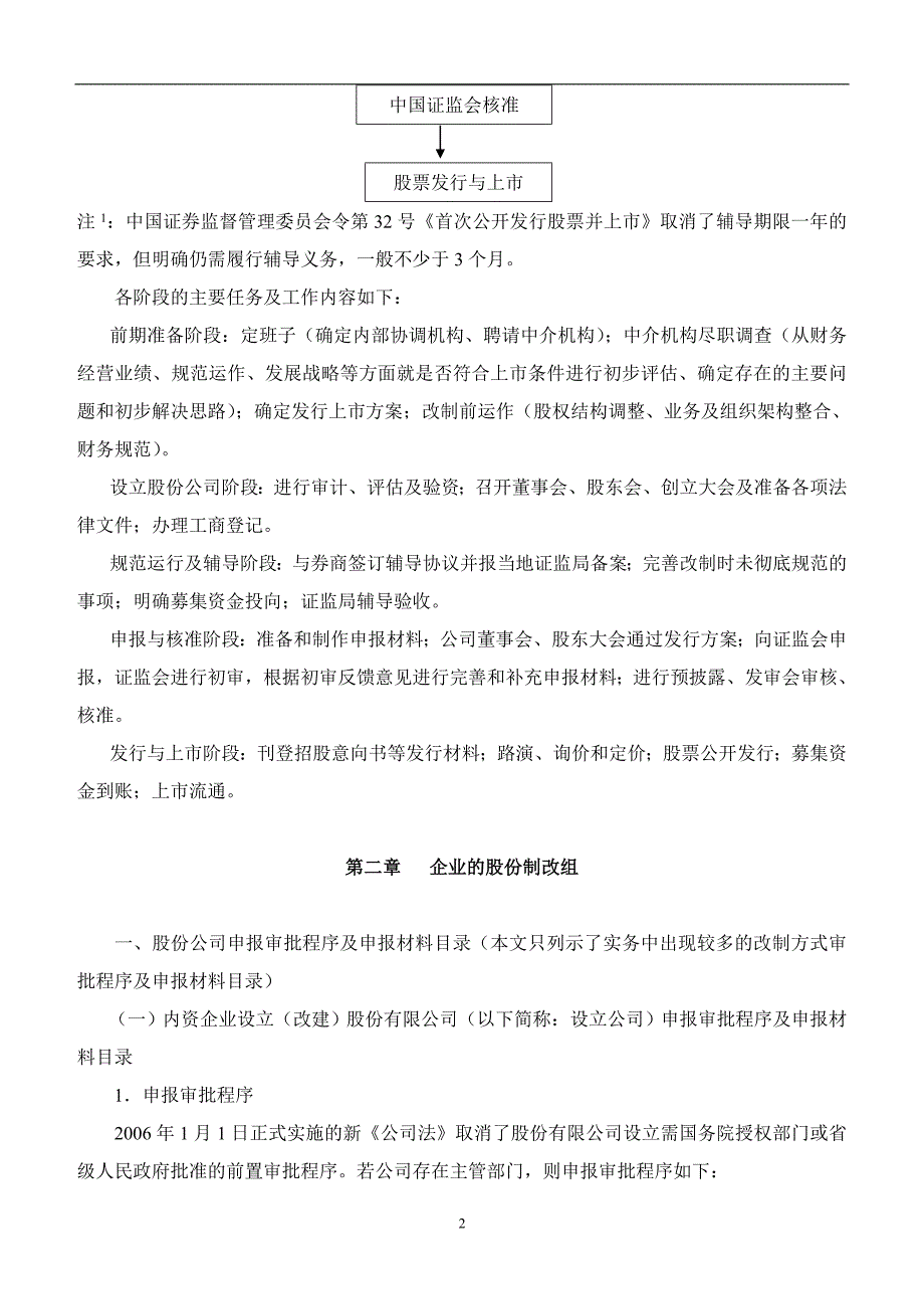 IPO项目改制上市程序及审核要点_第2页