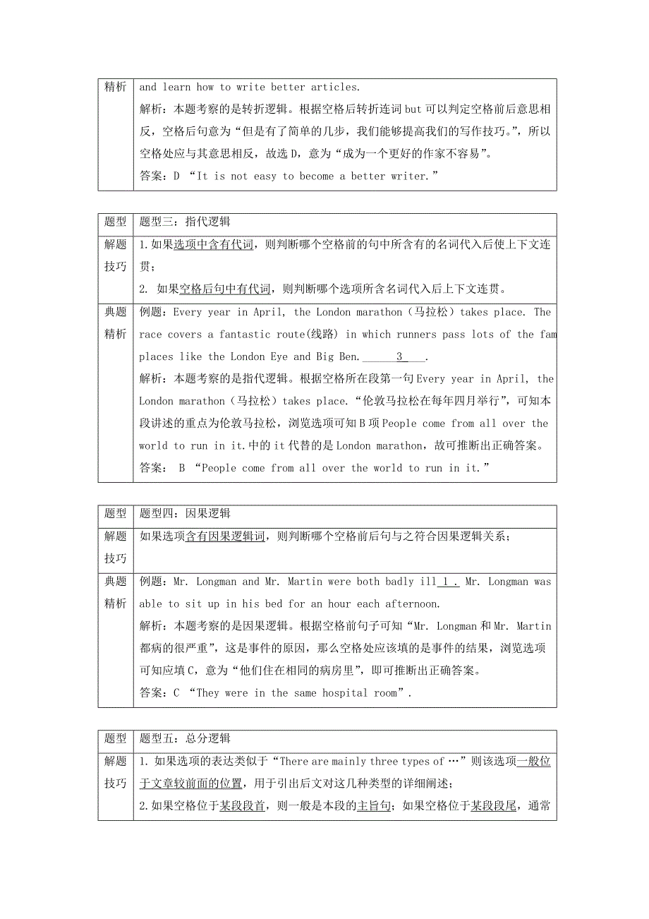 2019中考英语二轮复习 专题复习精选 五选五+阅读表达.doc_第4页