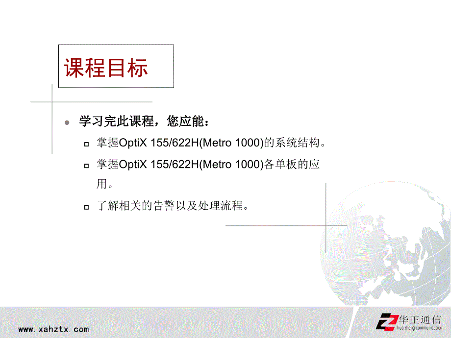 OptiX 155622H(Metro 1000)V3R4系统介绍_第4页