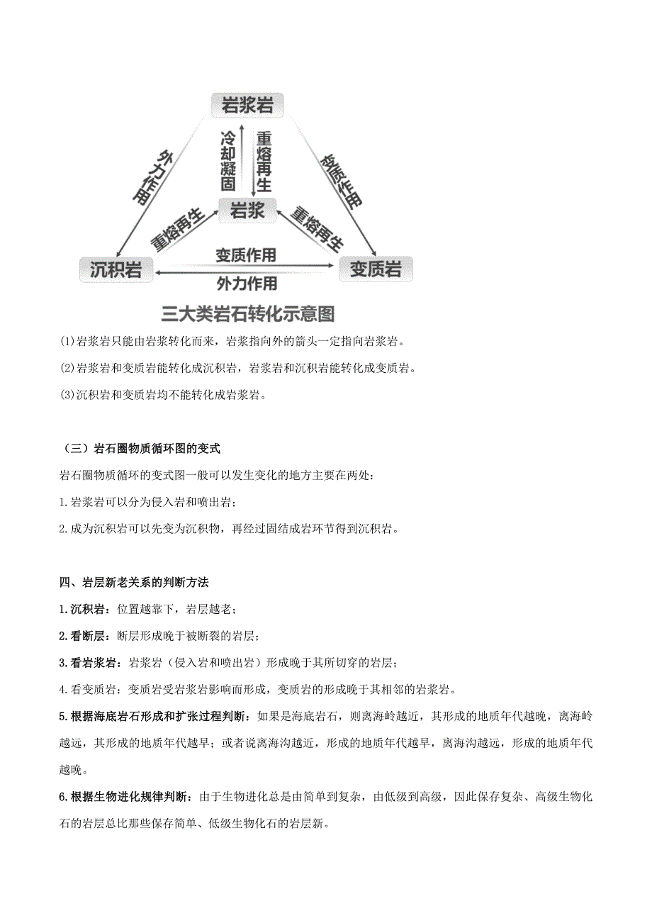 2020年高考地理总复习自然地理第五章地表形态的塑造第一节塑造地表形态的力量学案新人教版必修1_第4页