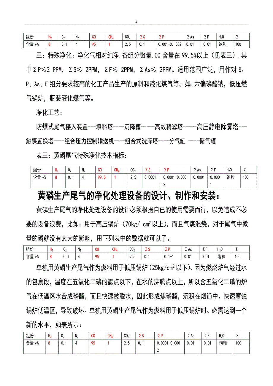 综合法黄磷生产尾气的净化.doc_第4页