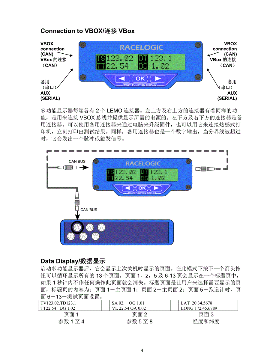 (精品)MFD多功能显示器操作手册中文版 (2)_第4页