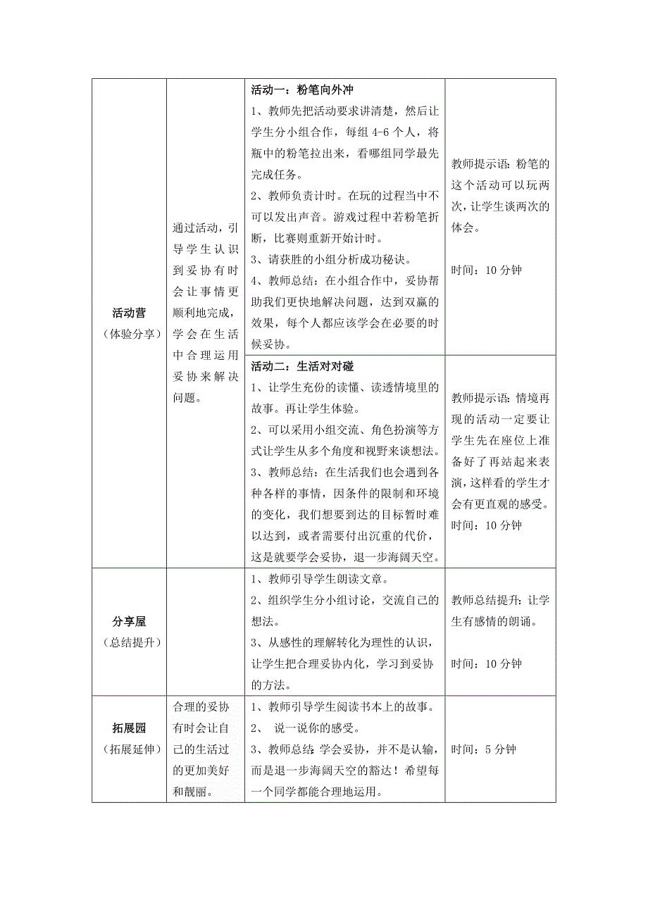 六年级第五课妥协的智慧教师用书_第2页