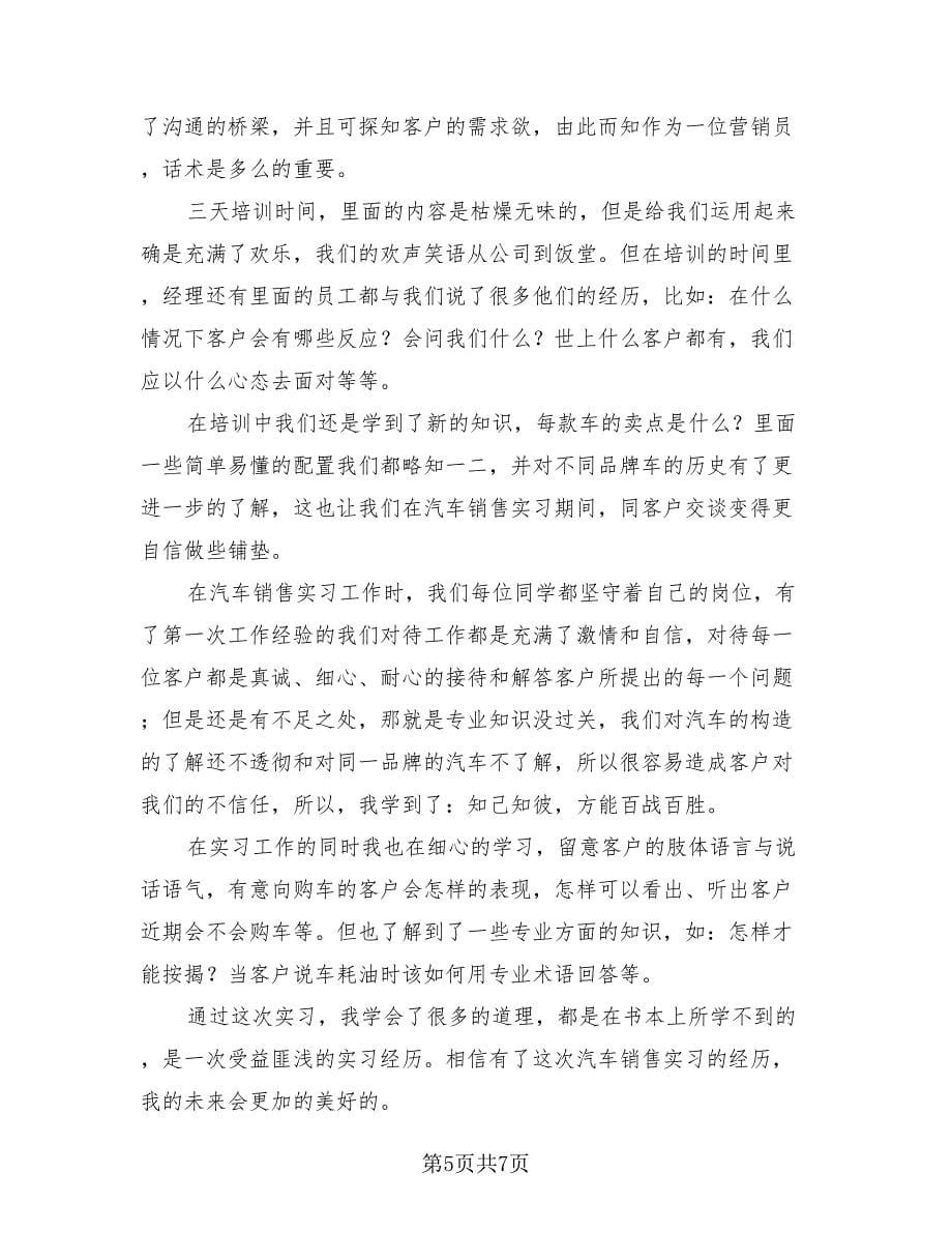 销售实习工作总结标准范本（4篇）.doc_第5页