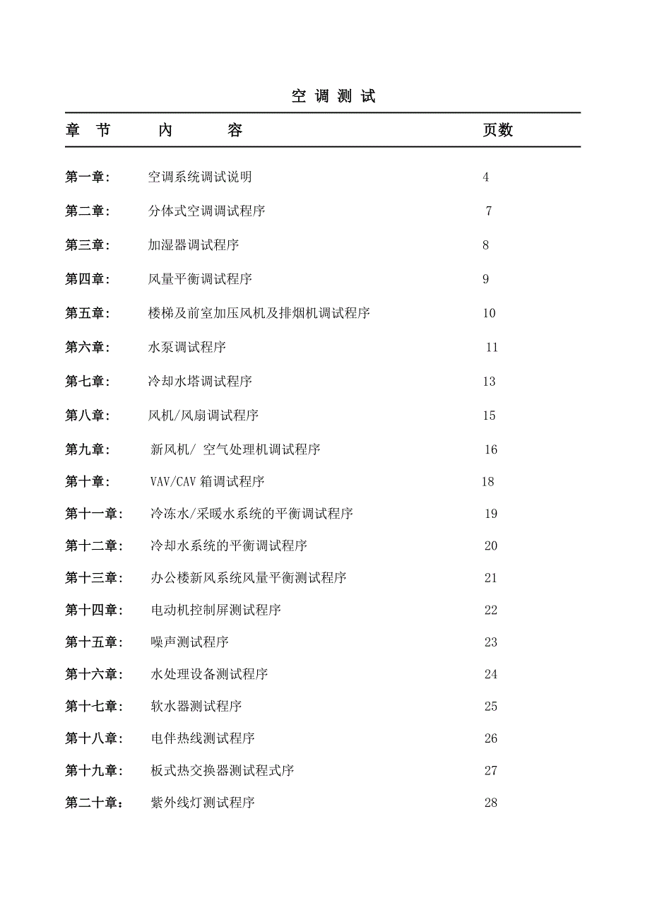 项目空调系统调试方案_第2页